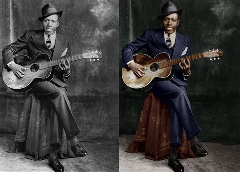 Robert Johnson Delta Blues Legend Known To Have Sold His Soul To The