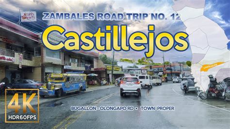 A Rainy Afternoon Drive in CASTILLEJOS Zambales, Philippines | 4K HDR ...