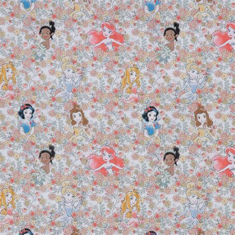 Floral Disney Princess Cotton Calico Fabric Hobby Lobby