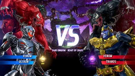 Carnage And Ultron Vs Venom And Thanos Marvel Vs Capcom Infinite