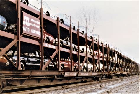 Scl Auto Rack Train Pictures Railroad Pictures Rail Car