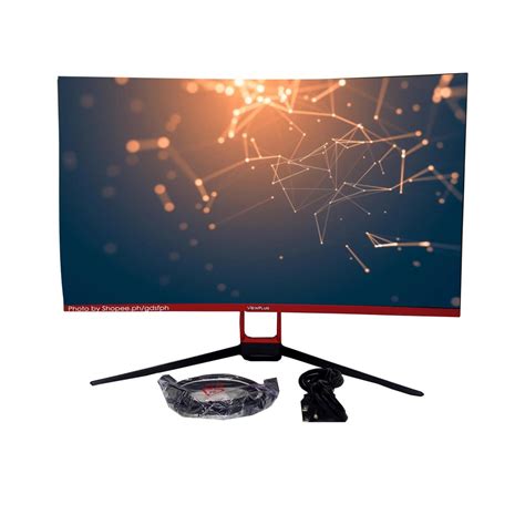 viewplus led monitor  ips curved hz gaming  connector