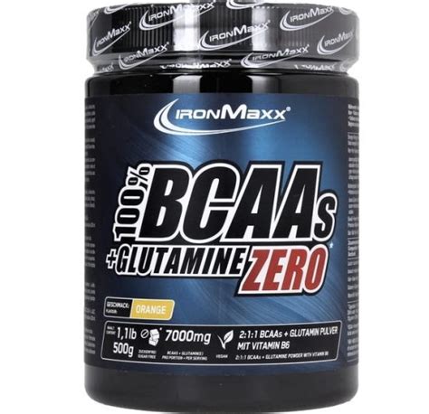 BCAAs Glutamine ZERO Ironmaxx Azərbaycan