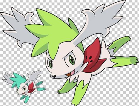 Shaymin Pikachu Pokémon Firered And Leafgreen Png Clipart Art