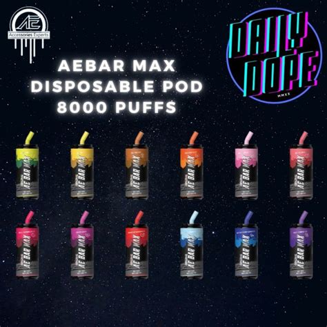 Legit Aebar Max Disposable Pod Kits 8000 Puffs Aebar Max Disposable