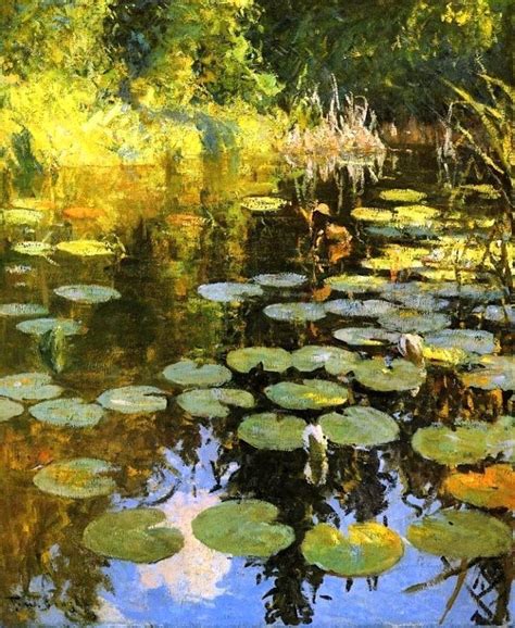 Pin by Lynn Elam Bonge on Water Lilies in 2024 | Water lilies painting ...