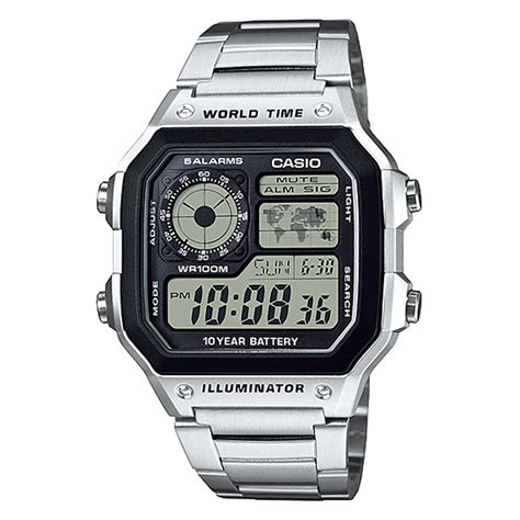 Casio Ae Whd Av Youth Digital World Time Wrist Watch