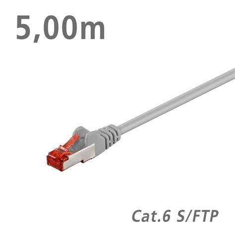 Kabel Patch Cord Cat Kabel Patch Cat S Ftp Pimf Grau M