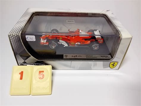 Hot Wheels 1 43 3 Modelauto Ferrari F2001 M Schumacher Hungary GP 2001 Ferrari 248 F1