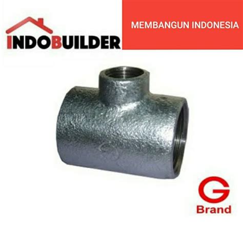 Jual Vlok Tee Besi Galvanis X Inch Reducer Tee Besi Di Lapak