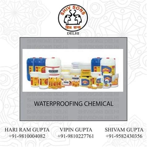 Cico Waterproofing Chemicals Tapecrete Waterproofing Latest Price