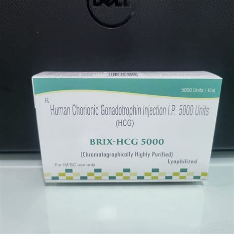 BRIX HCG 5000 Human Chorionic Gonadotropin HCG 5000IU Packaging