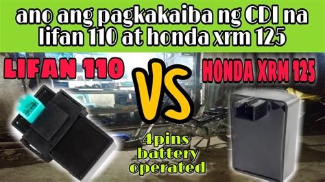 Cdi Ng Lifan 110 At Honda Xrm 125 Alamin Ang Pagkakaiba Color Coding