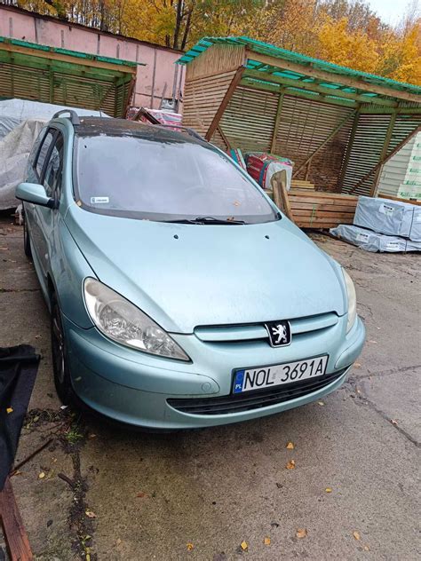 Peugeot 307 SW 2 0 benz gaz 7 osób faktura Gdańsk Orunia Św