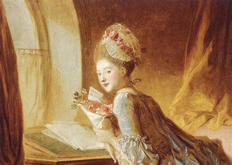 Vintage Ephemera: French Rococo painting - 1770