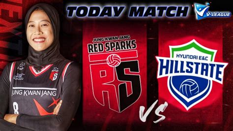 Live Volleyball HYUNDAI HILLSTATE Vs RED SPARKS Megawati Starter