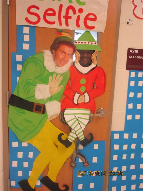 Let S Celebrate Christmas Oh But First Let S Stick Our Face In Door Decorations Classroom