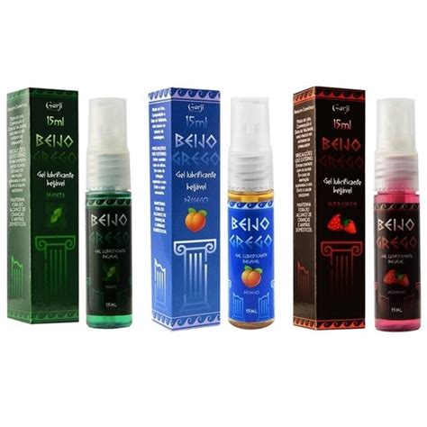 Beijo Grego Lubrificante Excitante Anal Beijável 15ml Garji sex shop