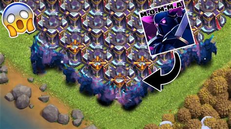 100 M O M M A Pekka Vs Full Town Hall 15 Base Clash Of Clans YouTube