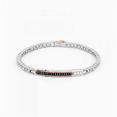 White Gold Bracelet For Men