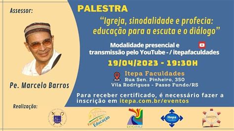 Igreja sinodalidade e profecia educação para a escuta e o diálogo