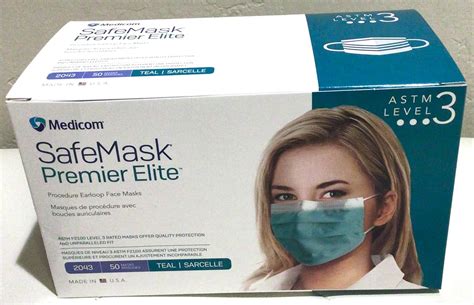 Medicom Astm Level 3 Safemask Premier Elite Face Masks 2043