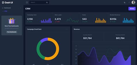 Free CRM Bootstrap 5 HTML5 Admin Dashboard Template 2 With Light Dark