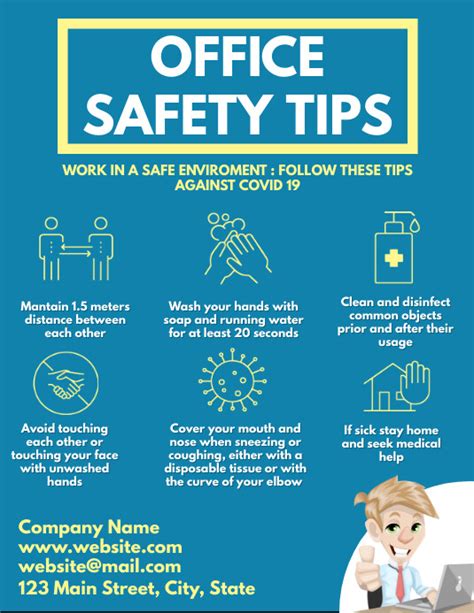 Copy Of Safety Tips Workplace Postermywall