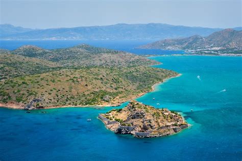 Premium Photo | Island of spinalonga, crete, greece