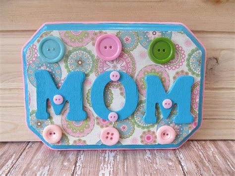 Mom Wall Hanging Wall Decor Mom Plaque Ts For Mom Etsy Hanging