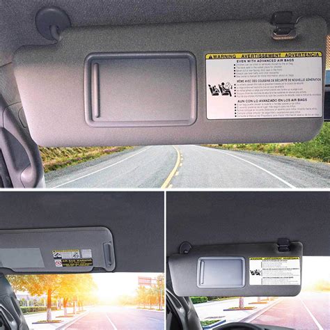 Dasbecan Left Driver Side Sun Visor Compatible With Toyota Tacoma