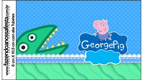 Kit Fnf George Pig Dinossauro Fazendo A Nossa Festa