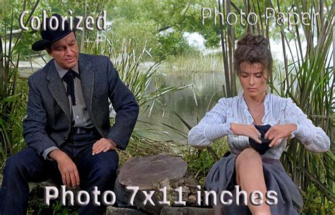 Tina Louise Robert Taylor The Hangman COLORIZED PHOTO HQ 11x7 inches #02