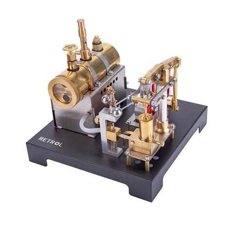 Buy Dwiu Beam Steam Engine Model Retrol Full Metal Horizontal Boiler