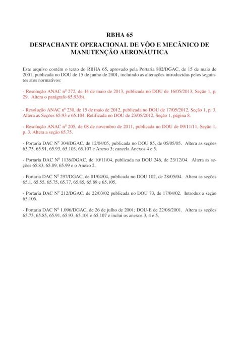 PDF RBHA 65 DESPACHANTE OPERACIONAL DE VÔO E PDF fileRBHA 65