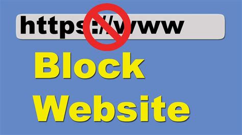 Block Website How To Block Any Website On Your Computer Hindi 2020