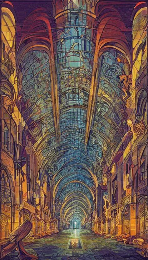 The Cathedral Of Ancient Wisdom Italian Futurism Da Stable