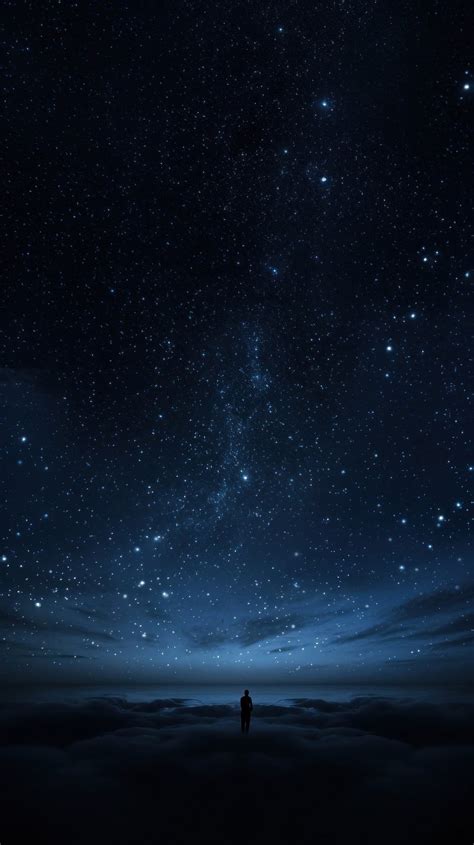 Space Nature Night 4k Wallpaper