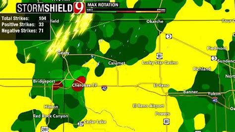 Strong Damaging Winds Causing Damage Around Oklahoma