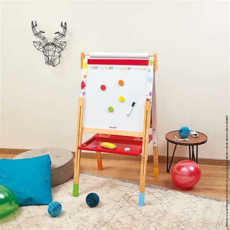 Tableau enfant pliable bois Tableau magnétique réglable splash