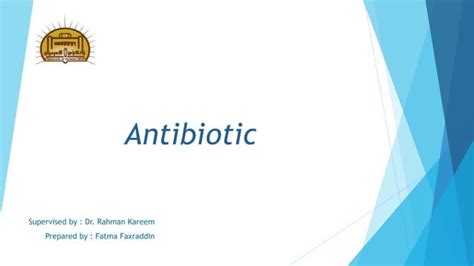 Antibiotic Pptx