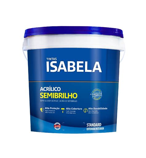 Tinta Acr Lica Isabela Semibrilho L Fitztintas