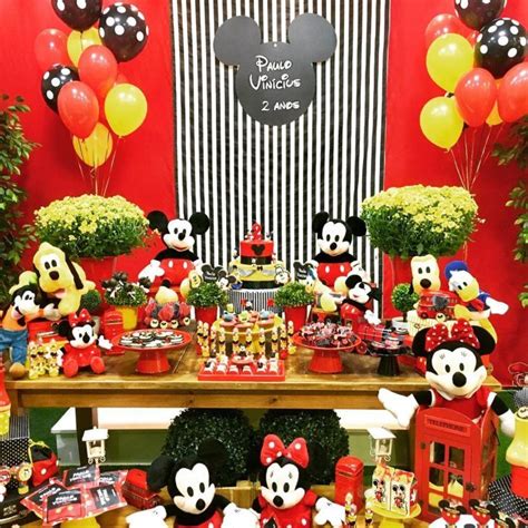 Festa Do Mickey 90 Ideias Tutoriais Para Uma Celebração Mágica Festa Do Mickey Festa