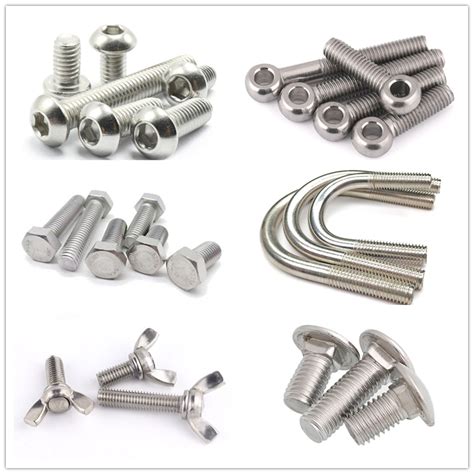 Stainless Steel Fasteners Din Carriage Bolt Hanger Bolt Wheel