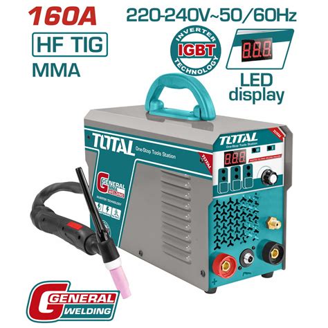 TOTAL Inverter TIG MMA Welding Machine 160A TIG1601