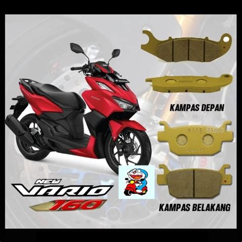 Jual KAMPAS REM ELIG HONDA VARIO 160 ABS PAKET DEPAN BELAKANG Di Lapak