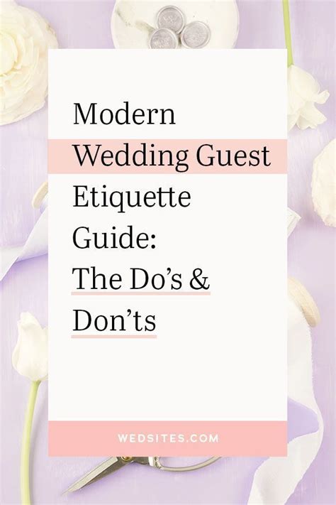 Wedding guest etiquette – Artofit