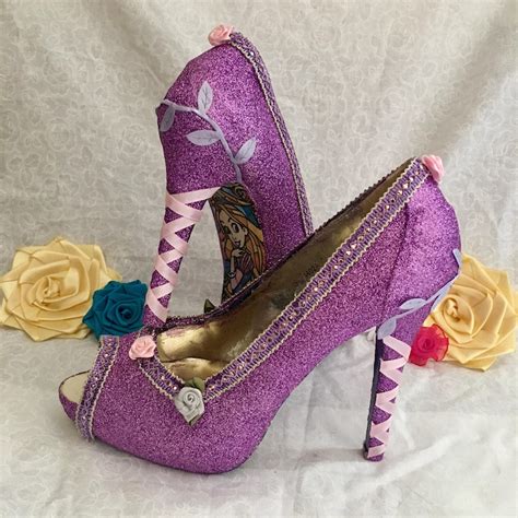 Disney Rapunzel Shoes Luxury Princess Inspired Collection | Etsy