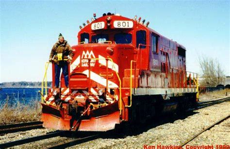 VTR 801 In Burlington VT The NERAIL New England Railroad Photo Archive