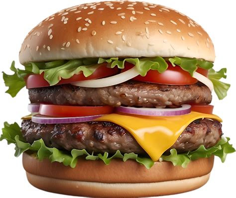 Ai Generated Delicious Looking Burger Ai Generated 36079932 Png